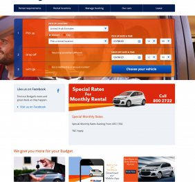 Budget car rental