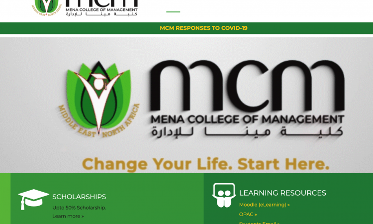 Mena College of Management - Spot Websites - Best Online Website ...